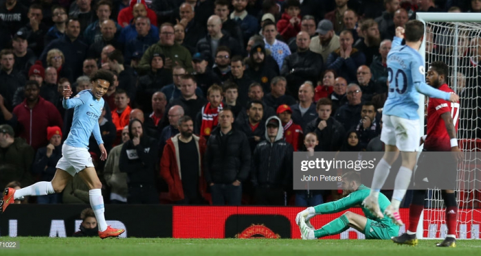 Bernardo and Sane both benefitted from De Gea errors (photo: Getty Images)