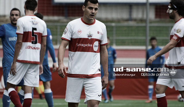 El Sanse, en uno de sus últimos partidos (Foto: ud-sanse.com Deborsh Iraurgui) 