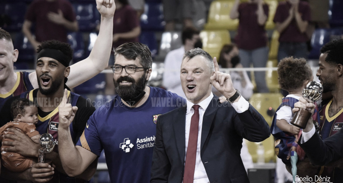 Saras Jasikevicius: "Muy contento por haber hecho 4 finales y 2 trofeos"