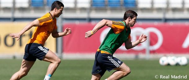 Segunda sesión de entrenamiento para preparar el duelo ante el Valencia