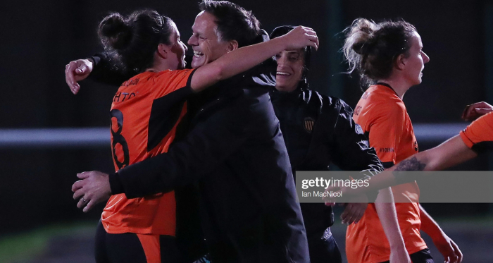 A successful re-start for SWPL1 league leaders, Glasgow City (Photo by Ian MacNicol/Getty Images)