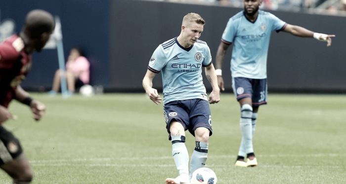 Alex Ring in possession for NYCFC. | Photo: Chris Bergmann-USA TODAY Sports