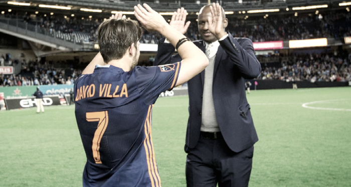 David Villa and Patrick Vieira. | Photo: New York City FC