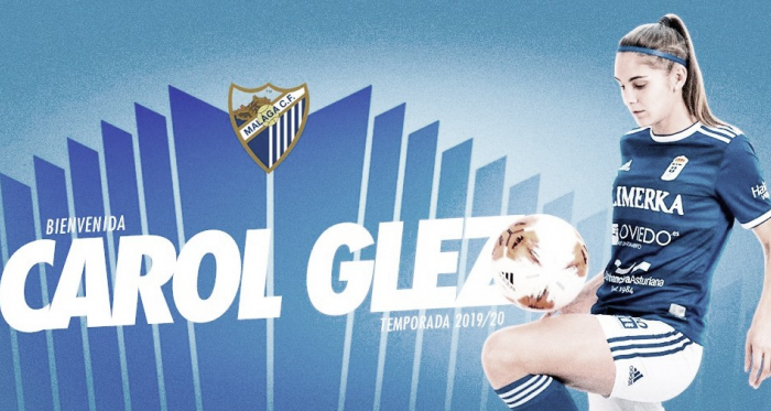 Presentación de Carol González. | Foto: Málaga CF
