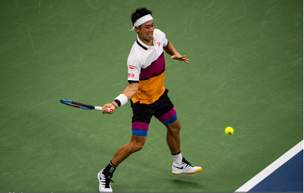 Nishikori is seeking his sixth consecutive Grand Slam quarterfinal (Image source: Zimbio/TPN/Getty Images)
