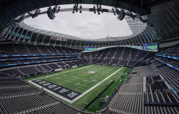 The NFL will play their first game at the Tottenham Hotspur Stadium this weekend (Photo: NFL)