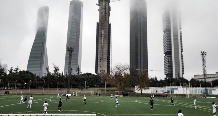 El Alcobendas Sport consigue una importante victoria en el Vicente del Bosque al vencer al Unión Adarve por 3-4. Fuente: Francisco Nieto.