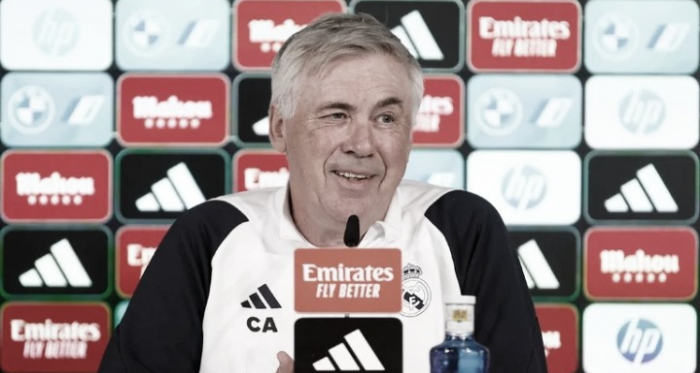 Carlo Ancelotti: "Para mí es una eliminatoria igualada en la que no hay favoritos"