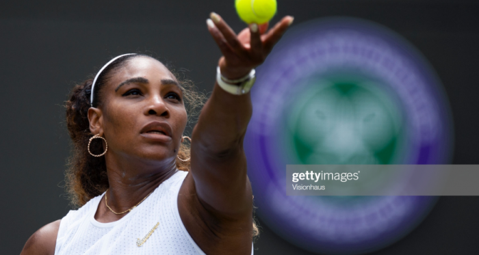 Serena Williams overcame Julia Goerges to reach the fourth round (Getty Images/Visionhaus)