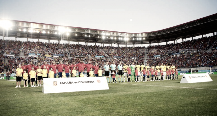 España - Colombia: puntuaciones España, amistoso internacional