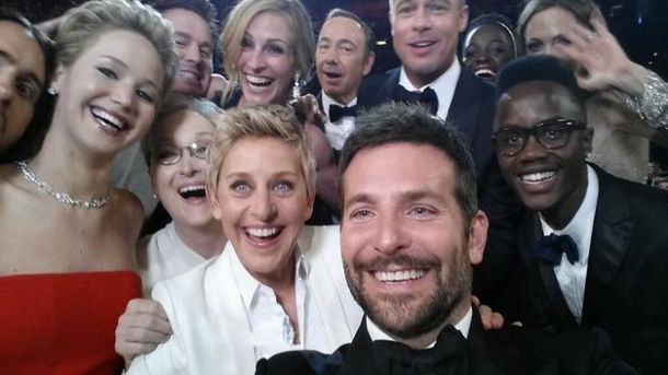 Ellen DeGeneres y el &quot;selfie&quot; más caro de la historia