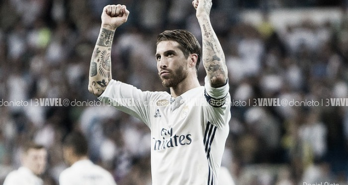 Sergio Ramos celebra con el Real Madrid | Foto: Daniel Nieto (VAVEL)