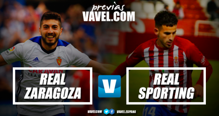 Previa Real Zaragoza - Sporting de Gijón: lucha en dirección a Primera