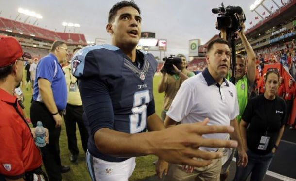 Marcus Mariota Nearly Perfect In Tennessee Titans&#039; Win Over Tampa Bay Buccaneers