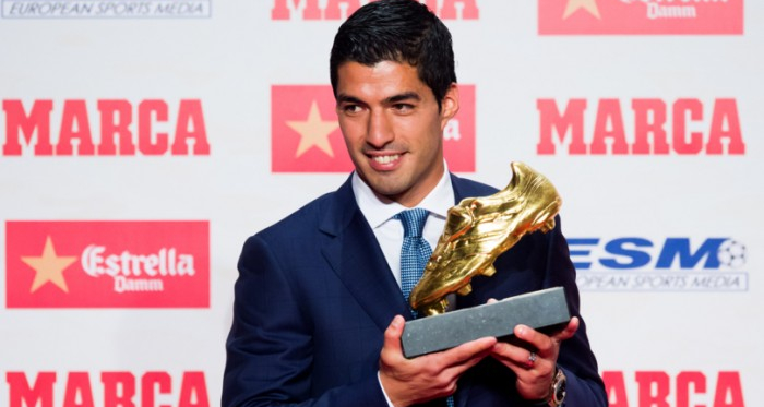 Suárez è il re dei cannonieri, a lui la Scarpa d'Oro