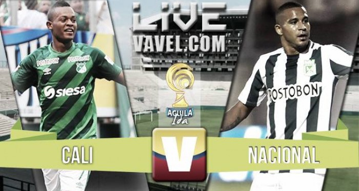 Resultado Deportivo Cali - Atlético Nacional por la Superliga Águila 2016 (0-2)