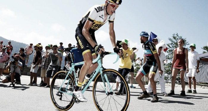 Jarro de agua fría para Robert Gesink