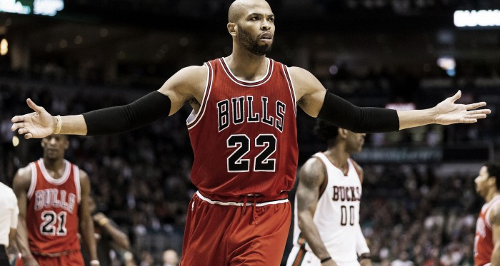 Taj Gibson is now a Thunder player, leaving the Bulls after seven and a half years | Jeff Hanisch - USA TODAY Sports