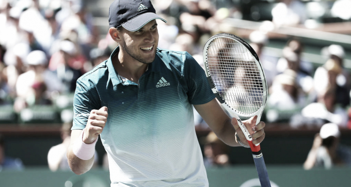 Dominic Thiem se proclamó campeón en Indian Wells. Foto: BNP Paribas Open.