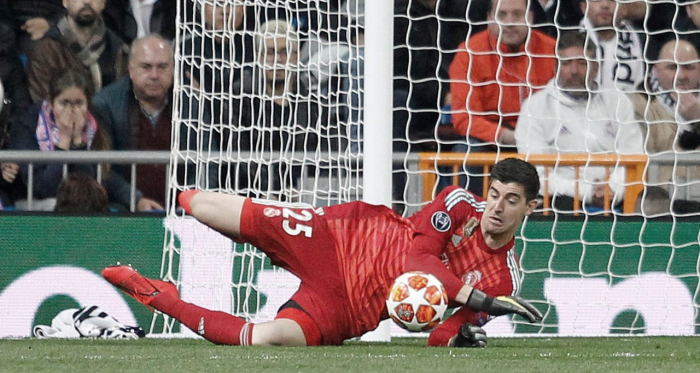 Thibaut Courtois en un partido con el Real Madrid. Fuente: Real Madrid.