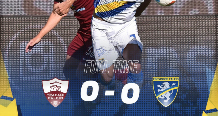 Serie B - Il Trapani frena il Frosinone: ciociari bloccati sullo 0-0