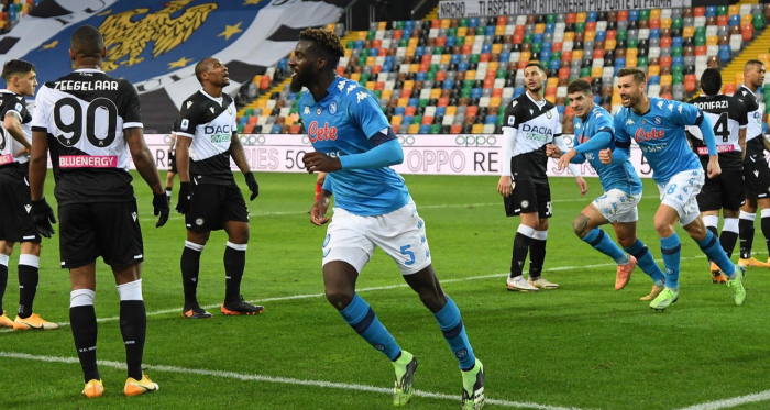Serie A - Bakayoko al 90’ regala i tre punti al Napoli: 1-2 all’Udinese