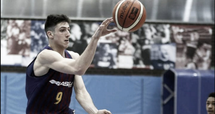 Bolmaro en un partido con el Barcelona Lassa "B". Fuente: NBA.com
