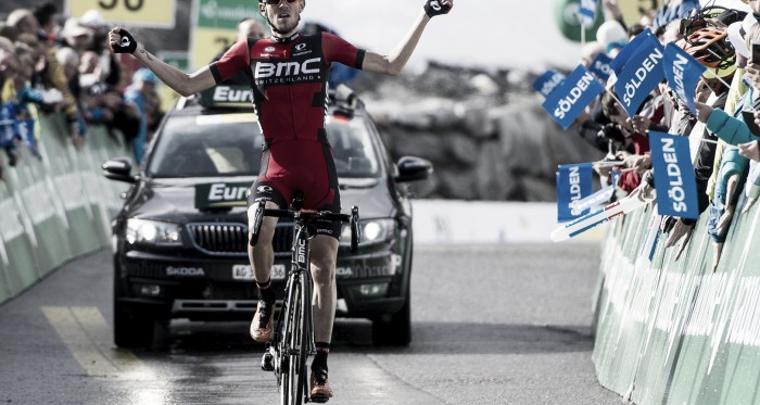 Tejay Van Garderen celebrando su victoria | Foto: Tour de Suiza
