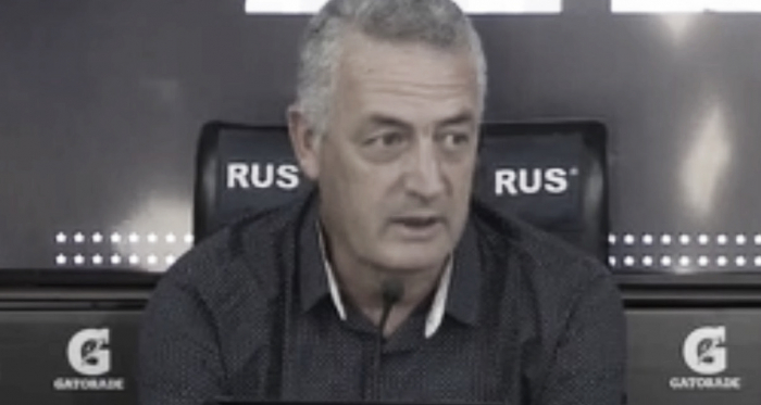 'Lechuga', en conferencia. Foto: Captura de TV de TyC Sports.