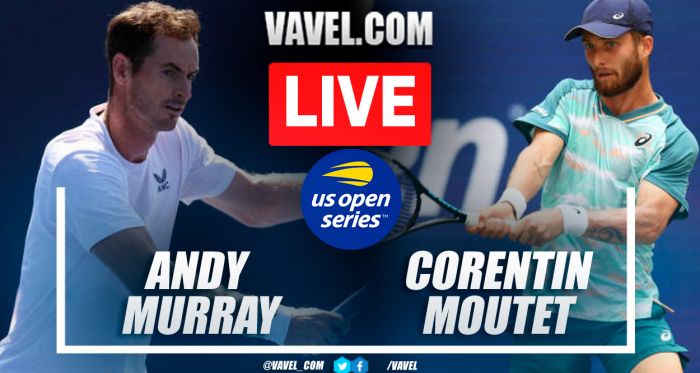 Highlights and points of Andy Murray 3-0 Corentin Moutet at US Open
