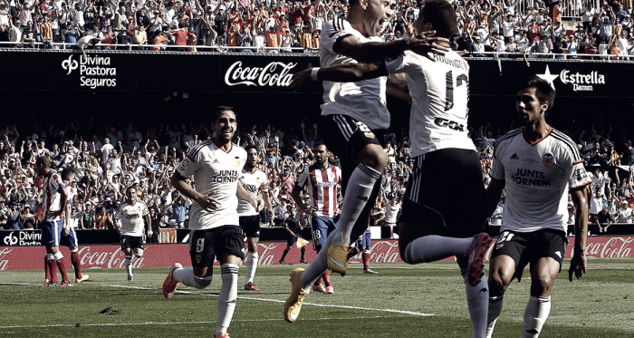 El Valencia no gana al Atlético de Madrid desde 2.014