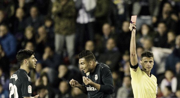 Cuatro expulsados en los últimos cinco partidos del Madrid