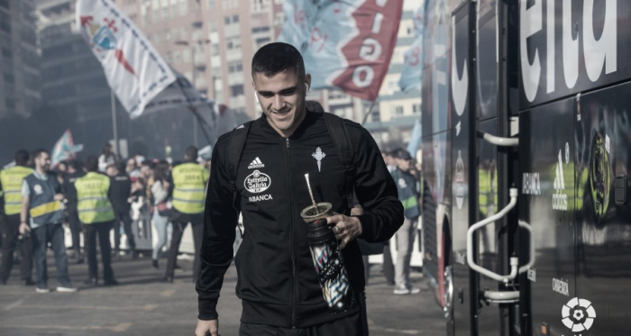Maxi antes de jugar el último partido de la temporada. | Fuente: LaLiga