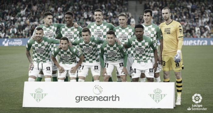 Once del Betis ante el Valencia | Foto: LaLiga Santander
