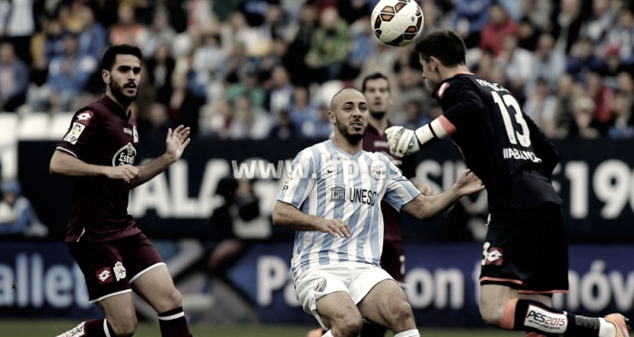 La victoria del Málaga supondría igualar los resultados históricos conseguidos ante el Deportivo