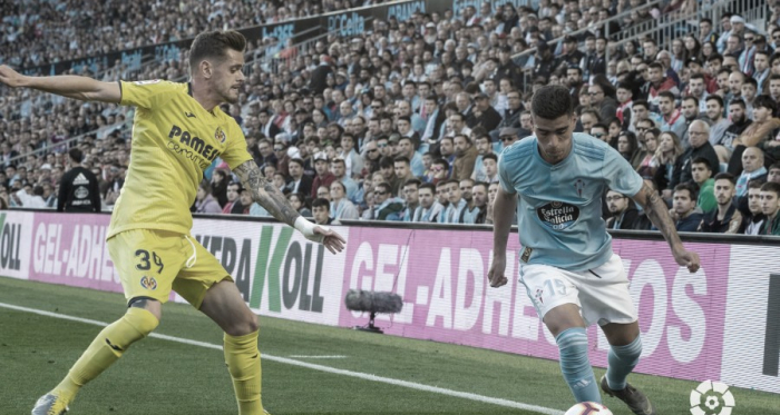 Lucas Olaza en su debut frente al Villarreal CF | Fuente: LaLiga