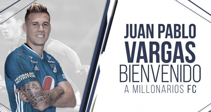 Juan Pablo Vargas, nuevo central de Millonarios