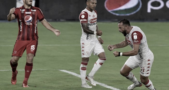 Puntuaciones en Santa Fe tras el empate ante América de Cali