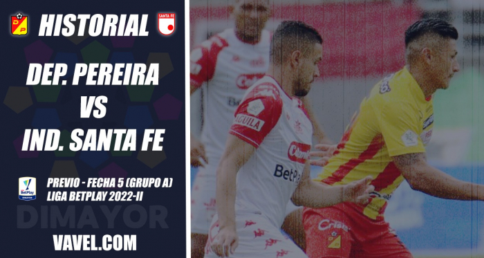 Historial Pereira vs. Santa Fe: dominio 'matecaña' en condición de local