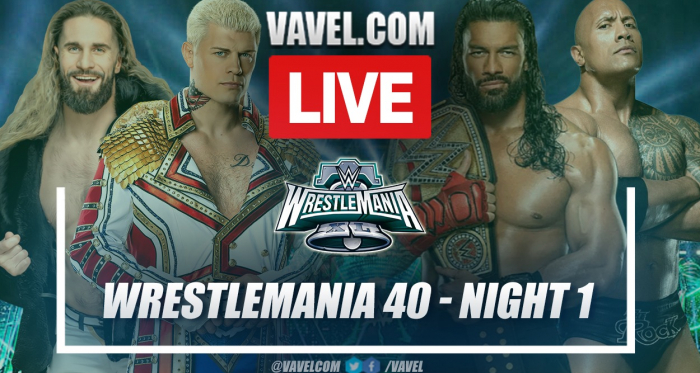 Highlights and summary of Wrestlemania 40 - Nigth one