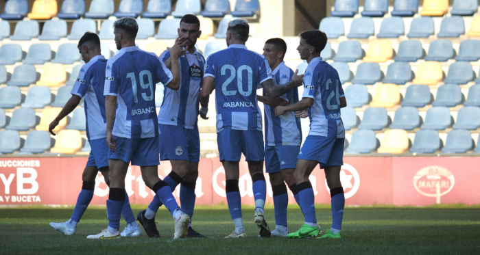 El Deportivo logra en Pasarón su segunda victoria de la pretemporada