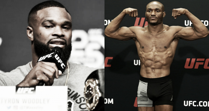 Woodley y Usman, listos para disputar la corona welter de UFC (Fotomontaje: Adrián Gallardo)