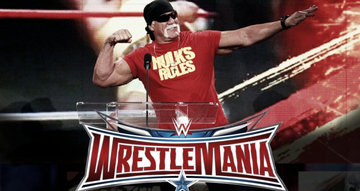 Hulk Hogan was expected to be at WrestleMania 32 before his racial remarks became publicly known (image. prowrestling.com)