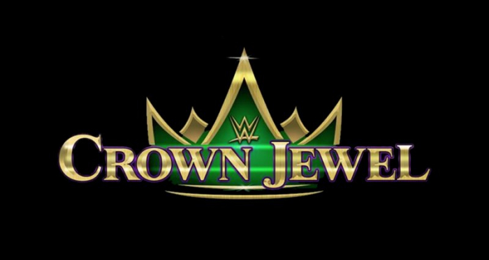 Crown Jewel banner. Photo credit: wwe.com 