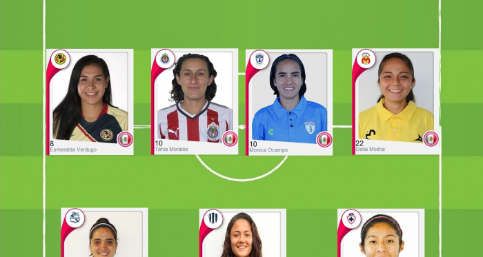 Equipo de la semana. Liga MX Femenil. Jornada 9