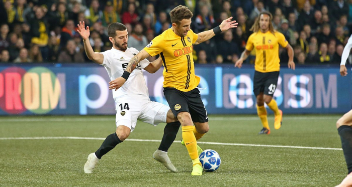 Un'azione del match (twitter - @BSC_YB)