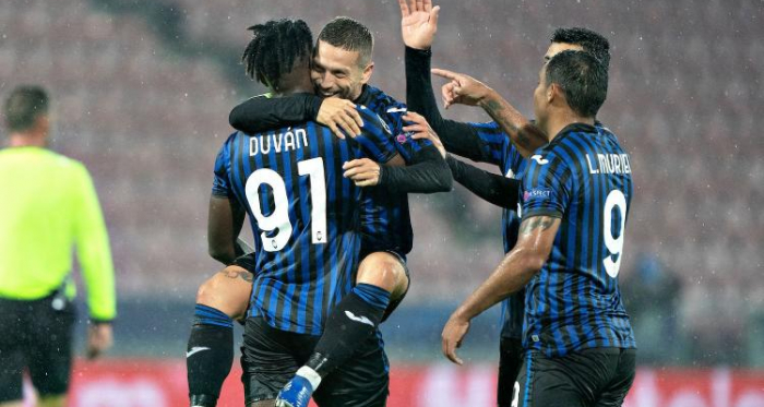 Basta un tempo all'Atalanta: schiantato il Midtjylland 4-0