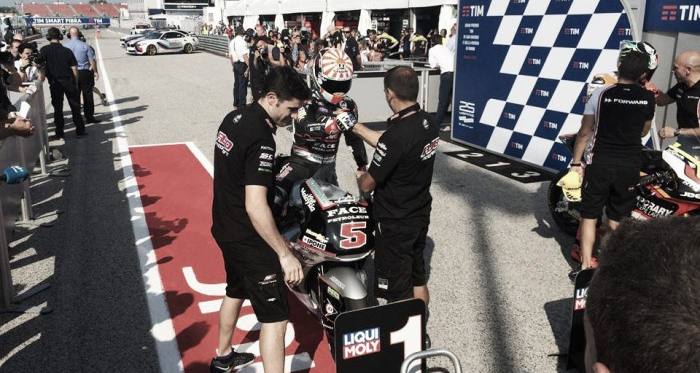 Johann Zarco domina la sesión de clasificación del Gran Premio de San Marino