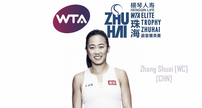Zhang Shuai will compete in Zhuhai for the second time in her career | Edit: Don Han