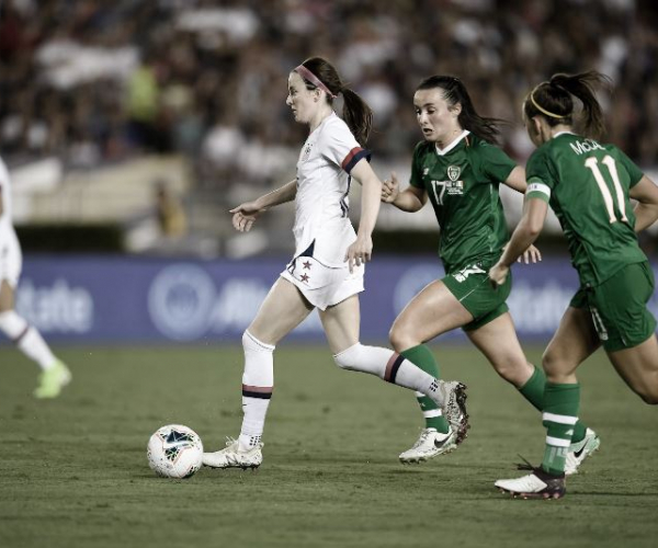 Goals and Highlights: USA 2-0 Ireland Women's in International Friendly